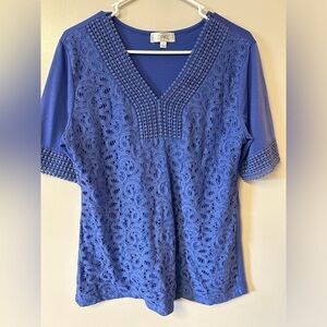 Shannon Ford New York top with lace front